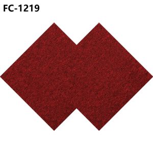 Thảm trải sàn tấm FC 1219 - Đế cao su, màu đỏ trầu