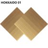 Thảm Trải Sàn Tấm Vuông 50x50cm Kẽ Sọc Vàng Hokkaido02