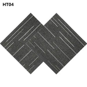 Thảm Trải Sàn HT04 – Kẻ Sọc Xám Trắng