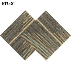 Thảm Trải Sàn Tấm 50x50cm Kẻ Sọc KT3401