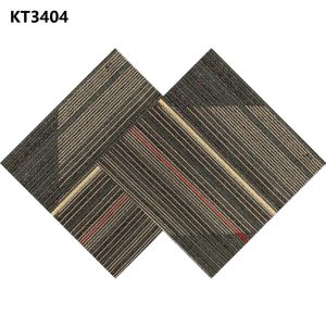 Thảm Trải Sàn Tấm 50x50cm Kẻ Sọc KT3404